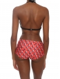 Culotte de maillot de bain shorty motif losanges rouge blanc bleu marine Prix boutique 550€ Taille XS/S