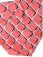 CHANEL Culotte de maillot de bain motif losanges rose blanc gris Taille XS/S
