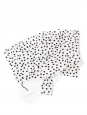 White bustier top with black polka dots Retail price €690 Size 40