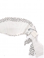 White bustier top with black polka dots Retail price €690 Size 40