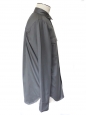Chemise manches longues en coton gris Px boutique 130€ Taille M