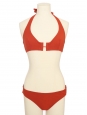 Bathing suit terracotta panties and triangle top Retail price 450€ Size M