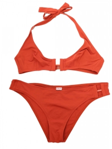 Bathing suit terracotta panties and triangle top Retail price 450&euro; Size M