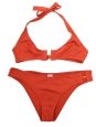 Maillot de bain terracotta culotte et haut triangle Prix boutique 450€ Taille M