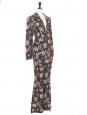 Floral Print jacket and pant suit by PHOEBE PHILO summer 2002 fashion show retail price 2000€ Size 36