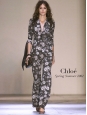Floral Print jacket and pant suit by PHOEBE PHILO summer 2002 fashion show retail price 2000€ Size 36