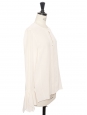 Blouse manches longues en 100% soie mulberry blanc crème Prix boutique 1290€ Taille S/M