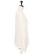 Cream white mulberry silk long sleeves blouse Retail price 1290€