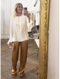 Blouse manches longues en 100% soie mulberry blanc crème Prix boutique 1290€ Taille S/M