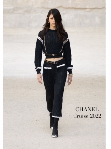 Black grosgrain, knit and gold laminated leather ankle boots Cruise 2022 Retail price &euro;1450 Size 38