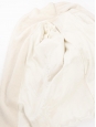 White alpaca wool oversized maxi coat Retail price €2200 Size L