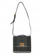LOUISE english green python leather satchel cross body bag NEW Retail price 2200€
