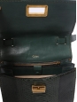 LOUISE english green python leather satchel cross body bag NEW Retail price 2200€
