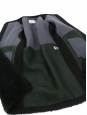 Manteau shearling en peau retournée vert foncé Prix boutique 6650$ Taille 36