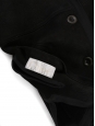 Manteau reversible en shearling peau et daim noir Prix boutique 3000€ Taille XS/S