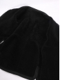 Manteau reversible en shearling peau et daim noir Prix boutique 3000€ Taille XS/S