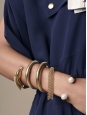 Bracelet DARCEY en laiton doré et perle Prix boutique 380€