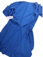 Robe Stoney Magnolia en jacquard de soie bleu vif Prix boutique 1345€ Taille XS