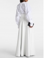 Long Grace white faux leather skirt Retail price €980 Size XS
