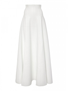 Jupe Long Grace blanc similicuir Prix boutique 980&euro; Taille XS