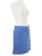 Jupe à boutons en jean bleu moyen Prix boutique 345€ Taille 36
