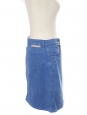 Jupe à boutons en jean bleu moyen Prix boutique 345€ Taille 36