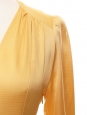 Robe longue en satin jaune miel Prix boutique 725€ Taille XS