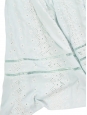 Robe midi cintrée en dentelle bleu clair à fines bretelles Prix public 540€ Taille XS/S