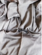 SISLEY Light kaki green cotton jersey wrap dress Size 36/38