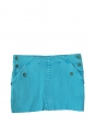 Mini jupe en jean bleu turquoise Taille 36