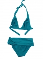 Peacock blue triangle bikini Retail price 180€ Size 36