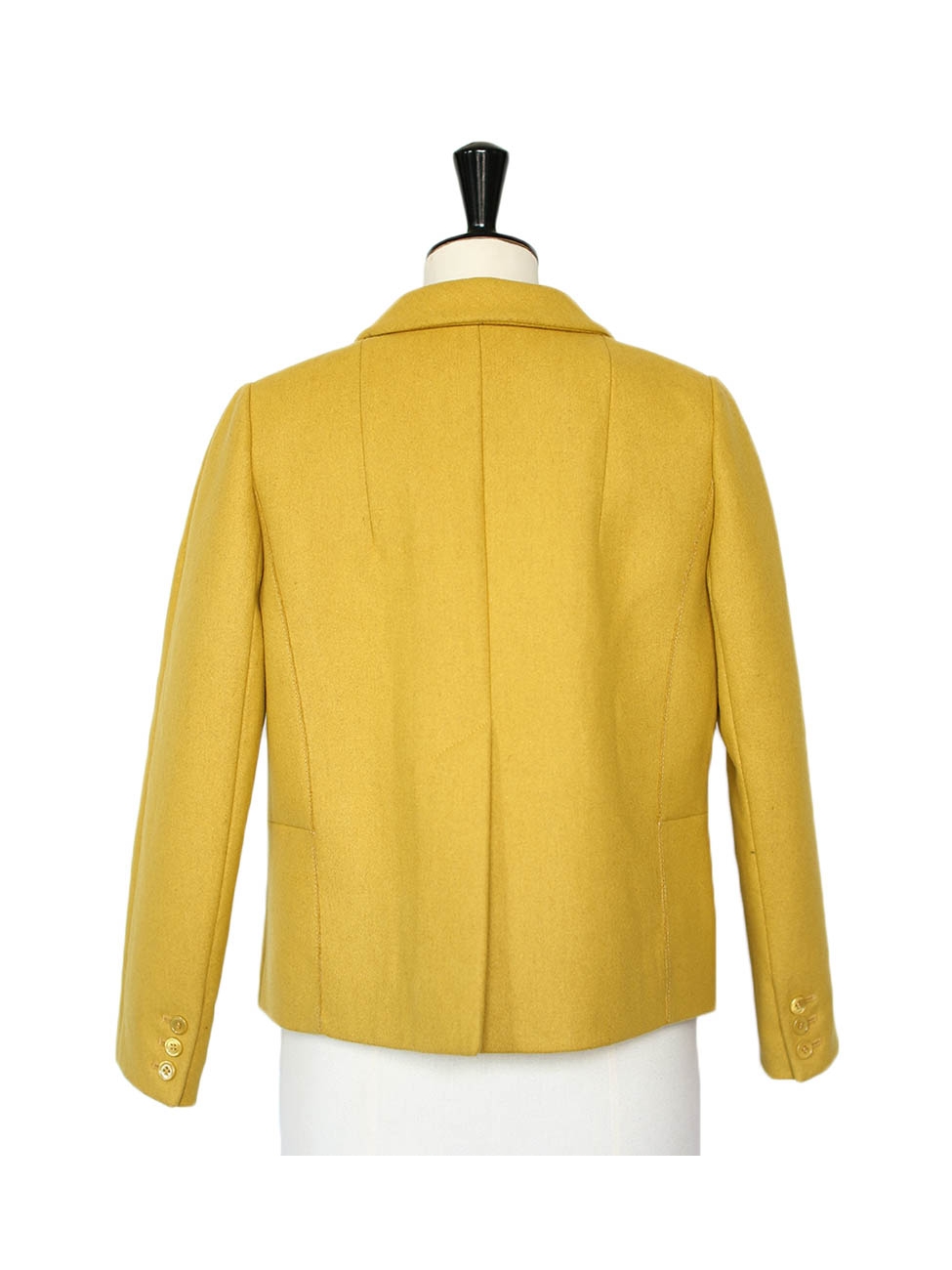 Wool jacket Louis Feraud Yellow size 40 FR in Wool - 26338160