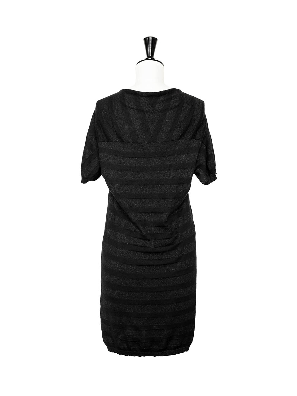 comptoir des cotonniers silk dress COMPTOIR DES COTONNIERS Black Short Sleeve Mini Silk Dress