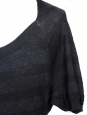 Robe en maille de soie et laine noire Taille 38
