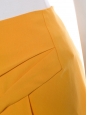 Gold yellow wool and silk skirt Retail price 650€ Size 36
