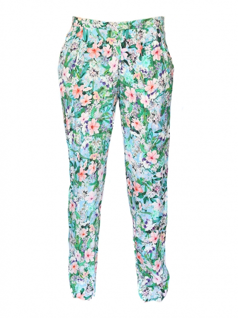 Flower printed trousers Size XS