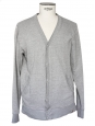Grey cotton cardigan Size M