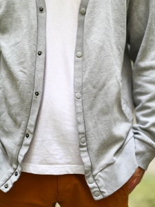 Grey cotton vest Size M