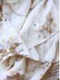 Robe en soie plissée écru à motifs Px boutique environ 2000€ Taille 38