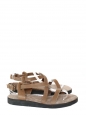 Nutmeg leather flat gladiator sandals NEW Size 40