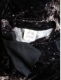 Robe JF & sons manches courtes en velours noir imprimé voie lactée Taille S