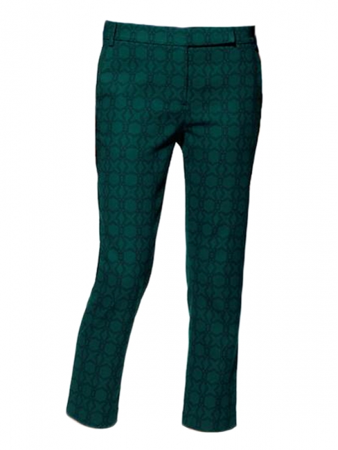 Pantalon cropped Asher Skinny Beatles vert émeraude Px boutique 300€ Taille 38