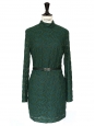 Green Harlem duchess embroidered dress Retail price €435 Size XS