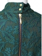 Robe Harlem Duchess en dentelle verte brodée Px boutique 435€ Taille 36