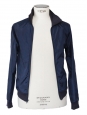 Navy blue nylon windbreaker jacket Size XS