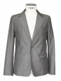 Veste blazer classique en coton gris Prix boutique 360€ Taille S
