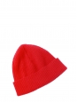 Bright red very soft wool and angora hat NEW