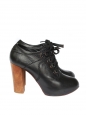 Low boots SILVERADO à lacets en cuir noir Px boutique 550€ Taille 37
