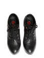 SILVERADO Black leather laced up low boots Retail price €550 Size 37