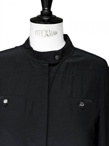 Marianna black silk top shirt Retail price €315 Size 36